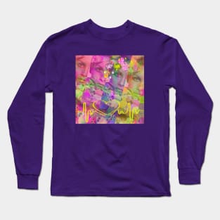 A Pastel Twiggy Fantasy Long Sleeve T-Shirt